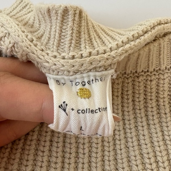 Together Cream Knit Sweater - Picture 4 of 4